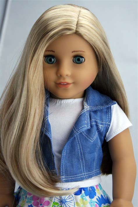 american girl doll blonde hair blue eyes|American Girl Doll Blonde Hair Blue Eyes for sale .